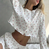 Çiçek Bahçesi Pijama Takımı Zalle