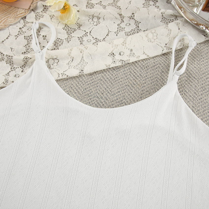 White Lace Detailed Strapless Shorts and Two Piece Pajama Set