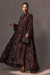 Dantel Detaylı Uzun Abiye Elbise Zalle