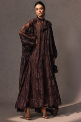 Dantel Detaylı Uzun Abiye Elbise Zalle