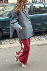 Oversize Kruvaze Yün Ceket Zalle