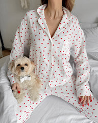 Comfortable Long Sleeve Cotton Pajama Set