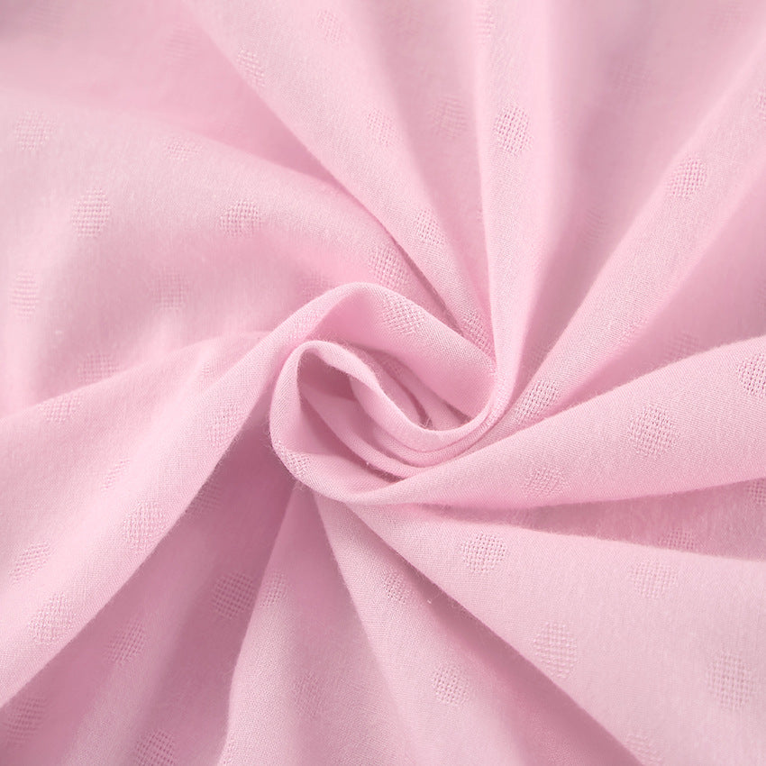 Pink Comfortable Cotton Loose Pajama Set