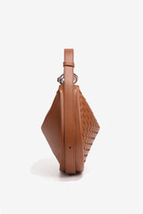 Örgü Desenli Yarım Ay Çanta Zalle