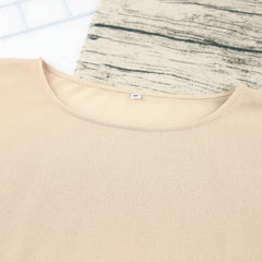 Cotton Beige Long Sleeve Suit