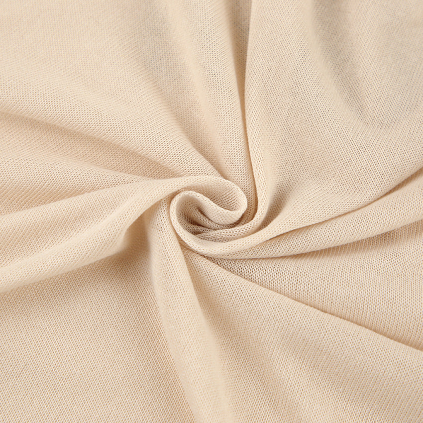 Cotton Beige Long Sleeve Suit