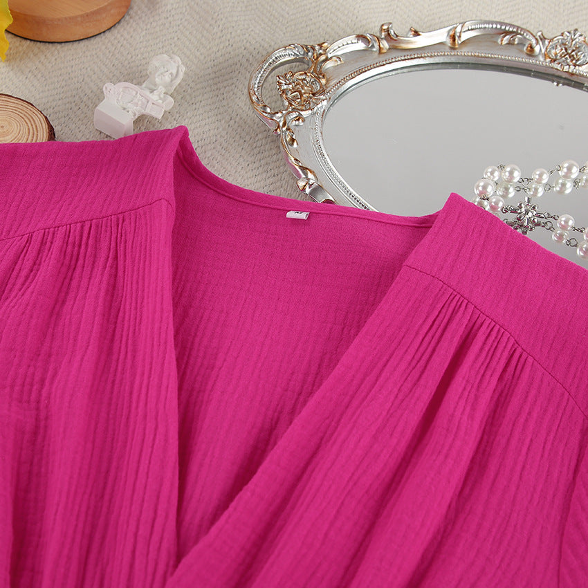 Cotton Long Sleeve Home Wear Set 