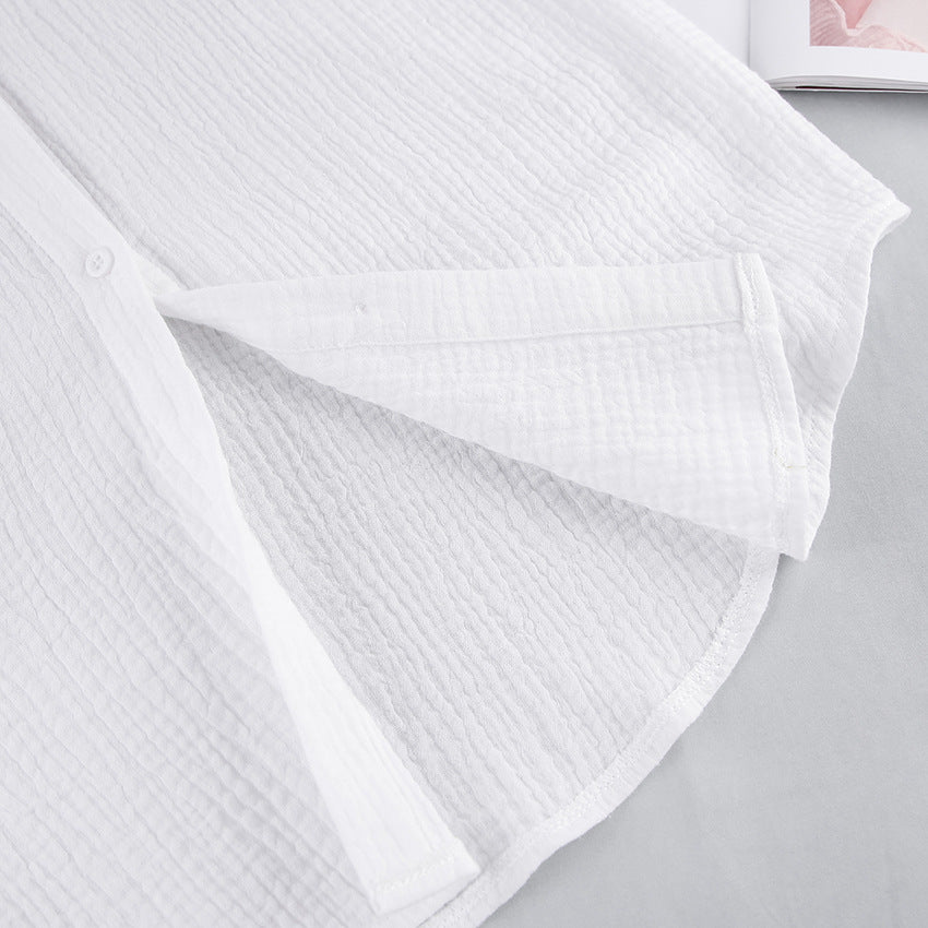 Pamuklu Fransız Tarzı Uzun Kollu Pijama Takımı