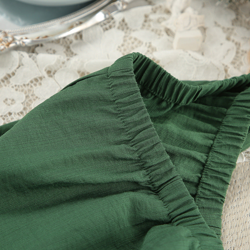 Hırkalı Yeşil Pijama Takımı