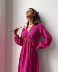 Cotton Long Sleeve Home Wear Set 