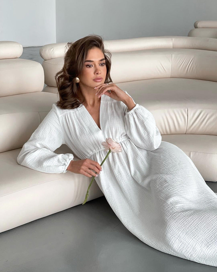 Cotton Long Sleeve Home Wear Set 