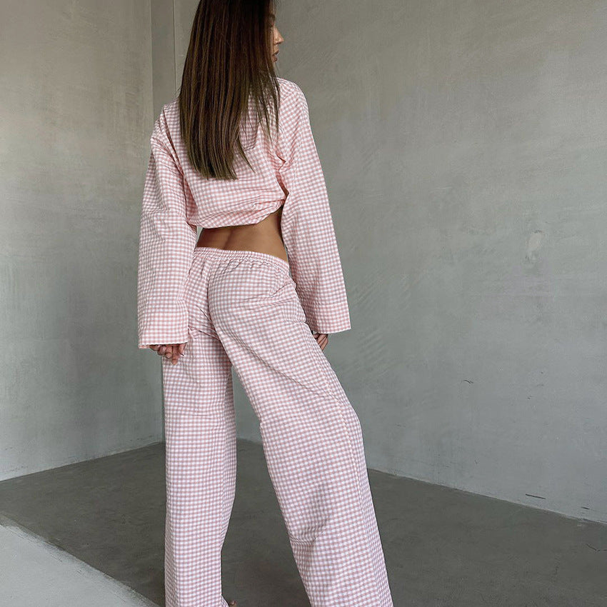 Cotton Comfortable Long Sleeve Trouser Suit