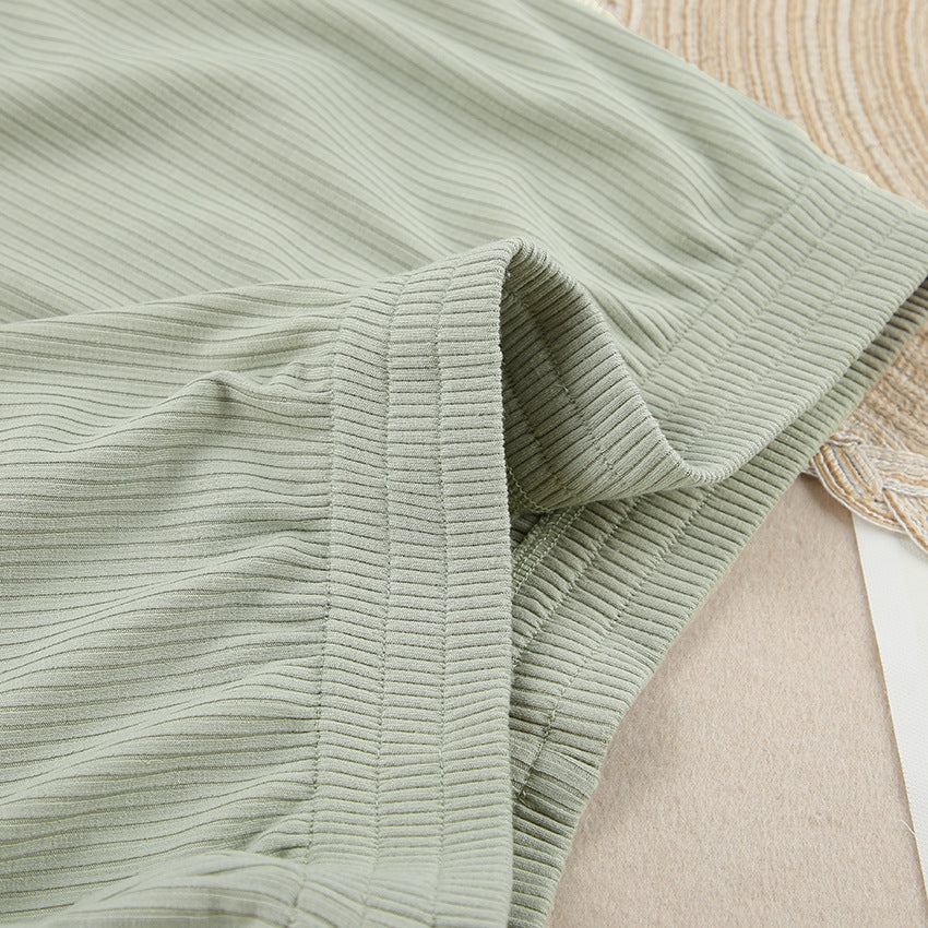 Yeşil Şortlu Pijama Takımı